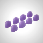 Dream Foam Silicone Ear Tips & Loop Mute Earplugs for Better Sleep