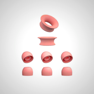 Quiet Ear Tips & Loop Mute Earplugs - 1 Pair with Advanced Noise Blocking for Sleep & Travel