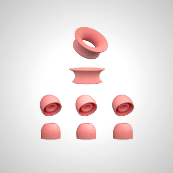 Quiet Ear Tips & Loop Mute Earplugs - 1 Pair with Advanced Noise Blocking for Sleep & Travel